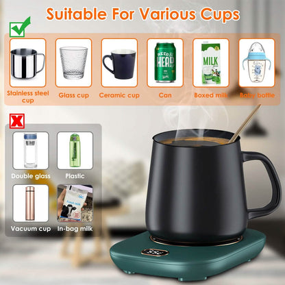 Auto Shut Off USB Coffee Mug Heating Plate with 3 Temperature Setting DailySale