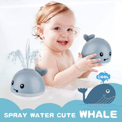 Auto Spray Water Whale Toy With Seven Kinds Of Flashing Light For Toddlers DailySale