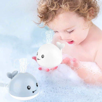Auto Spray Water Whale Toy With Seven Kinds Of Flashing Light For Toddlers DailySale
