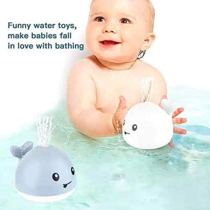 Auto Spray Water Whale Toy With Seven Kinds Of Flashing Light For Toddlers DailySale