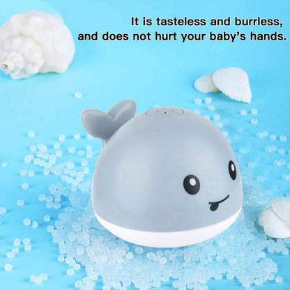 Auto Spray Water Whale Toy With Seven Kinds Of Flashing Light For Toddlers DailySale