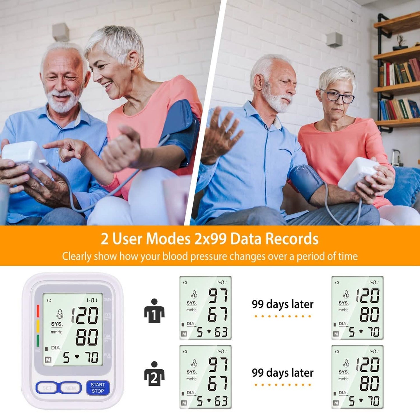 Automatic Arm Blood Pressure Monitor Digital DailySale