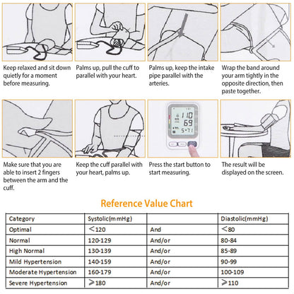 Automatic Arm Blood Pressure Monitor Digital DailySale