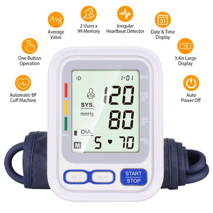 Automatic Arm Blood Pressure Monitor Digital DailySale