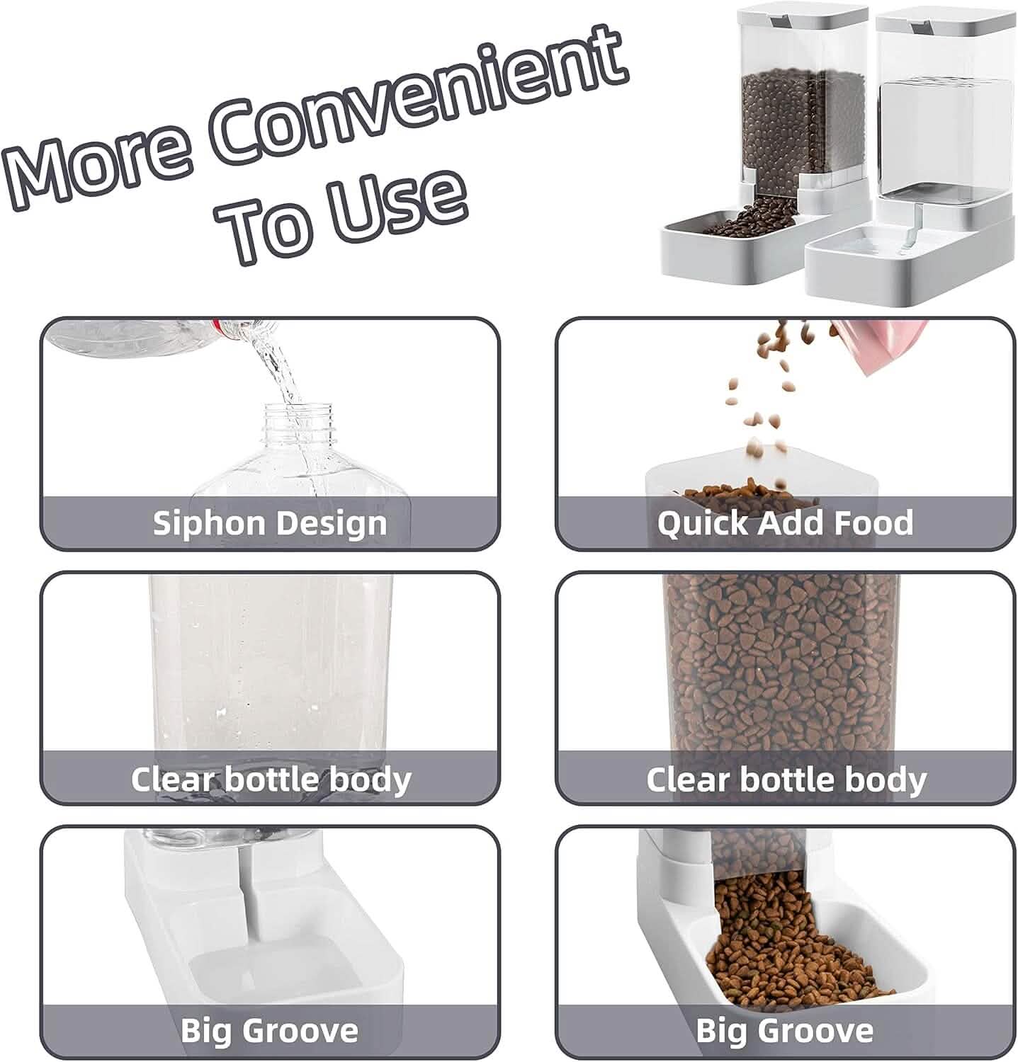 Automatic Cat Feeder and Water Dispenser Set DailySale