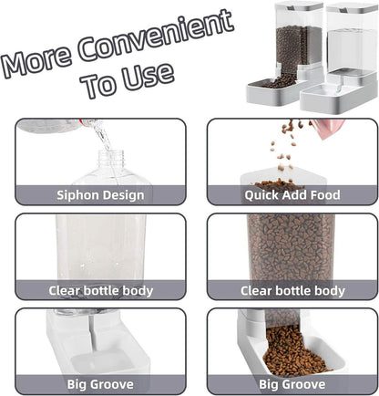 Automatic Cat Feeder and Water Dispenser Set DailySale