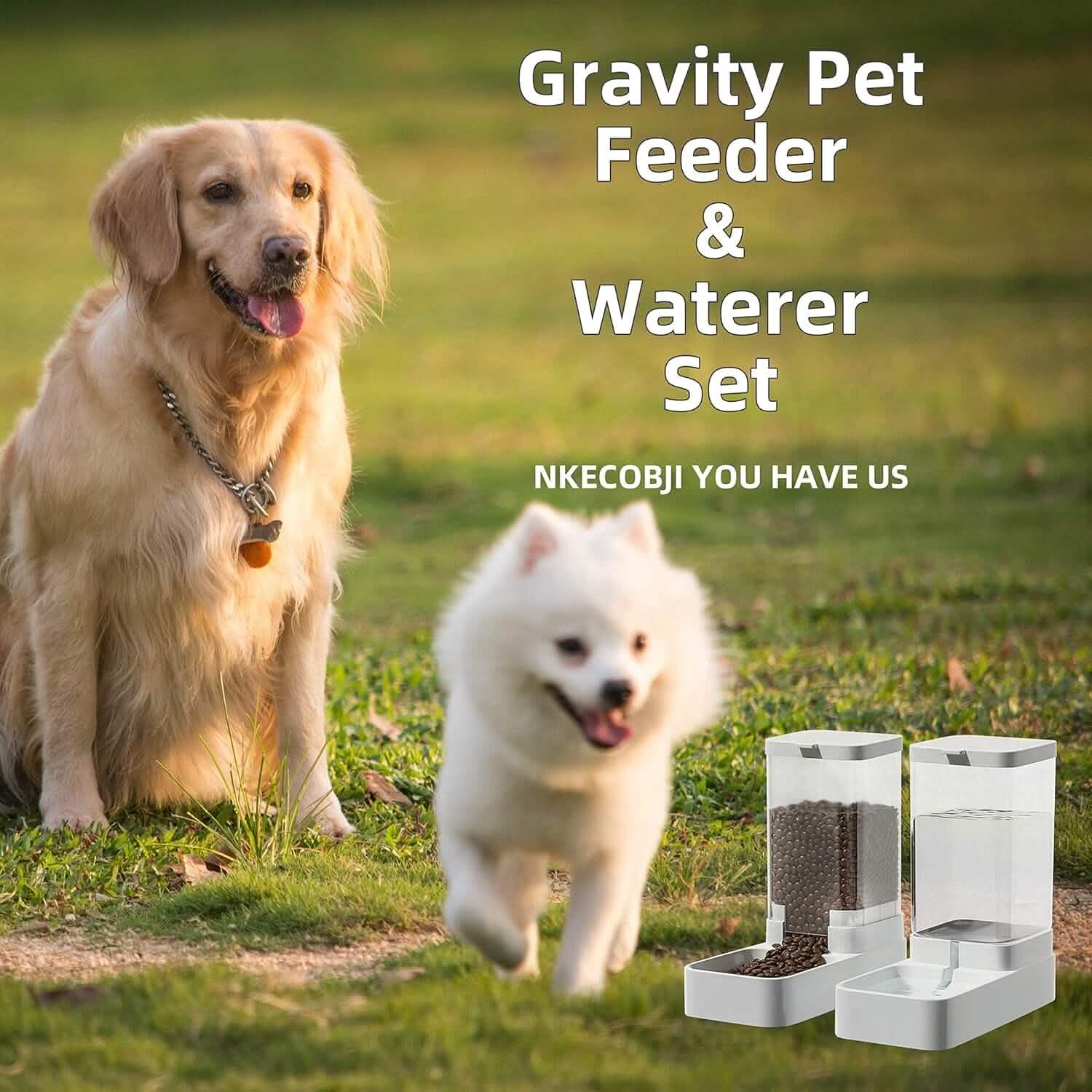 Automatic Cat Feeder and Water Dispenser Set DailySale