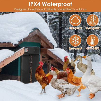 Automatic Chicken Coop Door with Timer Setting DailySale