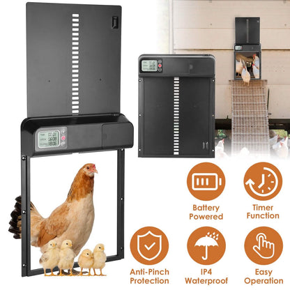 Automatic Chicken Coop Door with Timer Setting DailySale