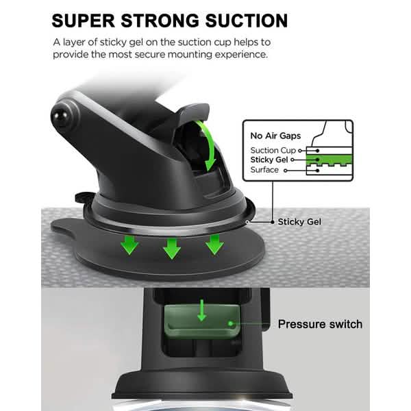 Automatic Clamping Wireless Car Charger Mount DailySale