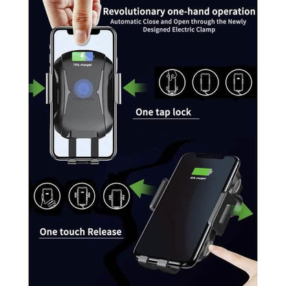 Automatic Clamping Wireless Car Charger Mount DailySale
