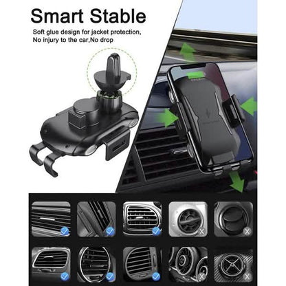 Automatic Clamping Wireless Car Charger Mount DailySale