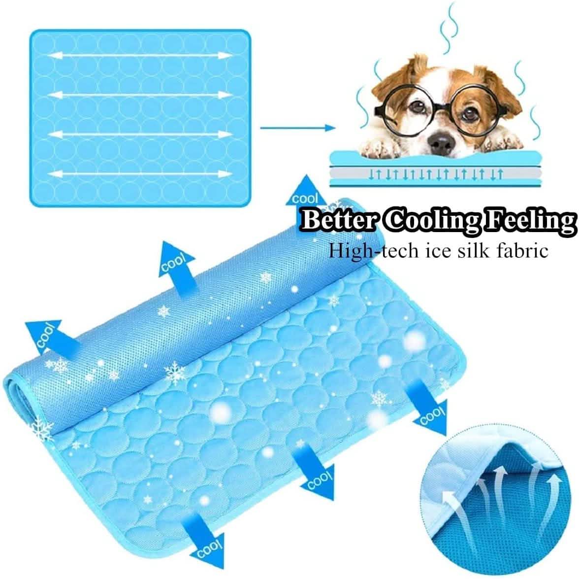 Automatic Cooling Dog Mat Washable Pet Sleeping Blanket Mat DailySale