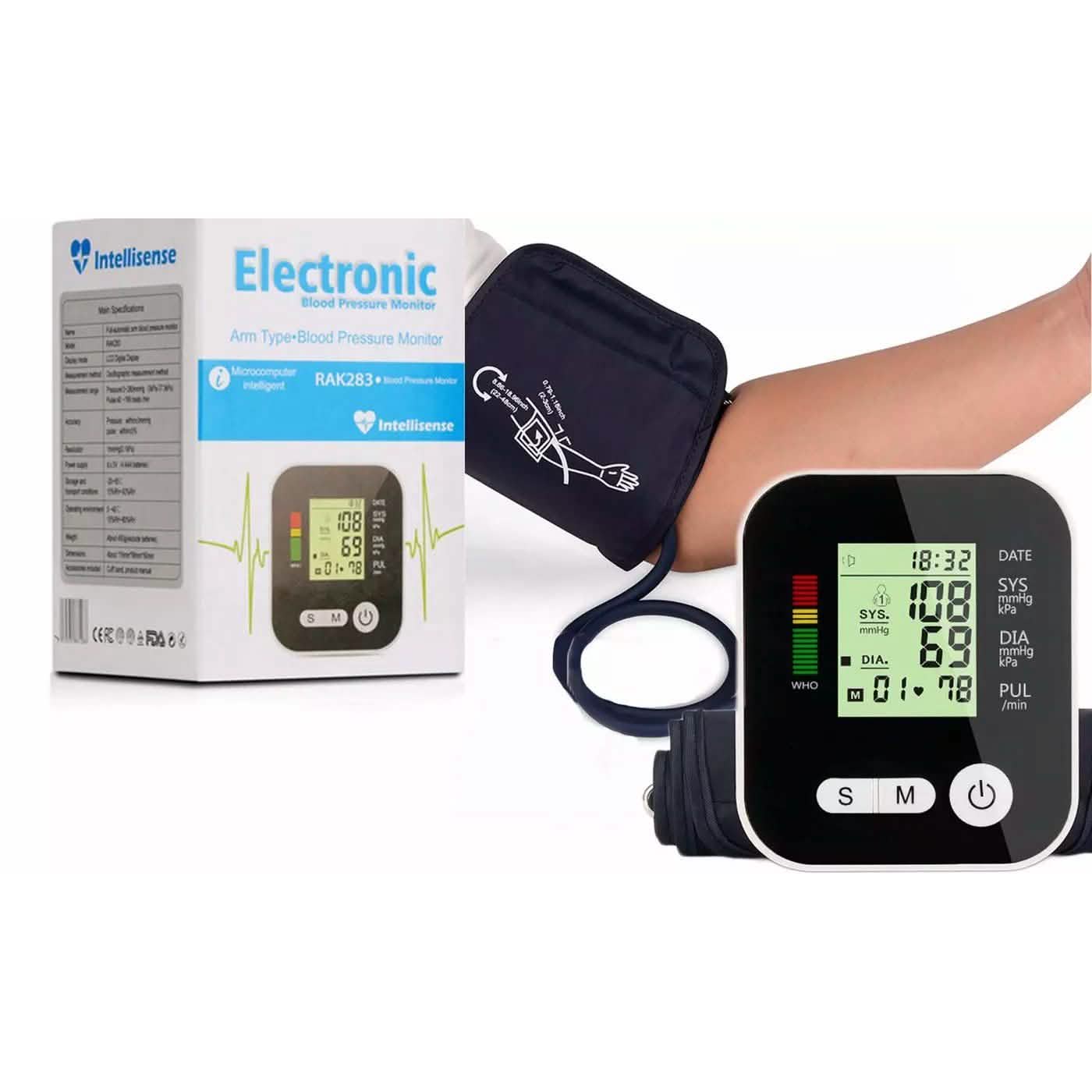 Automatic Digital Upper Arm Blood Pressure Cuff Monitor Sphygmomanometer DailySale