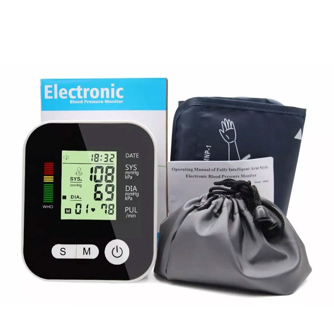 Automatic Digital Upper Arm Blood Pressure Cuff Monitor Sphygmomanometer DailySale