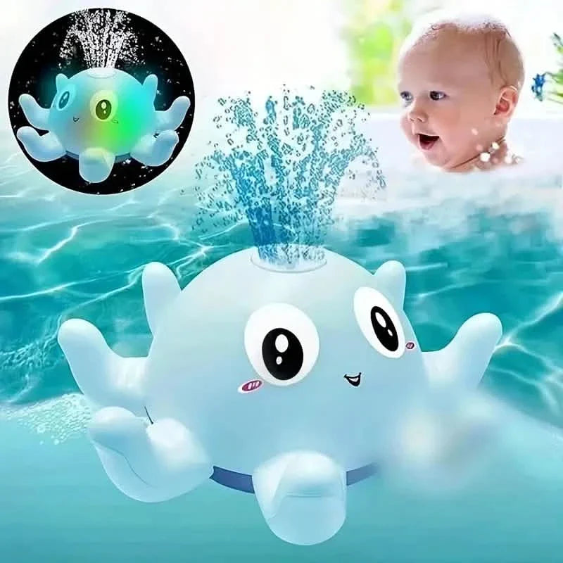 Automatic Induction Water Spray Small Octopus with Light Music Play DailySale