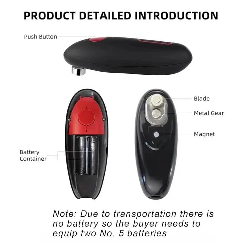 Automatic Jar Opener Electric, Safe & Easy to Use DailySale