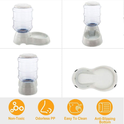 Automatic Pet Feeder Self-Dispensing Gravity Pets Food Dispenser DailySale