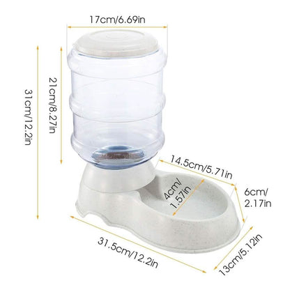 Automatic Pet Feeder Self-Dispensing Gravity Pets Food Dispenser DailySale