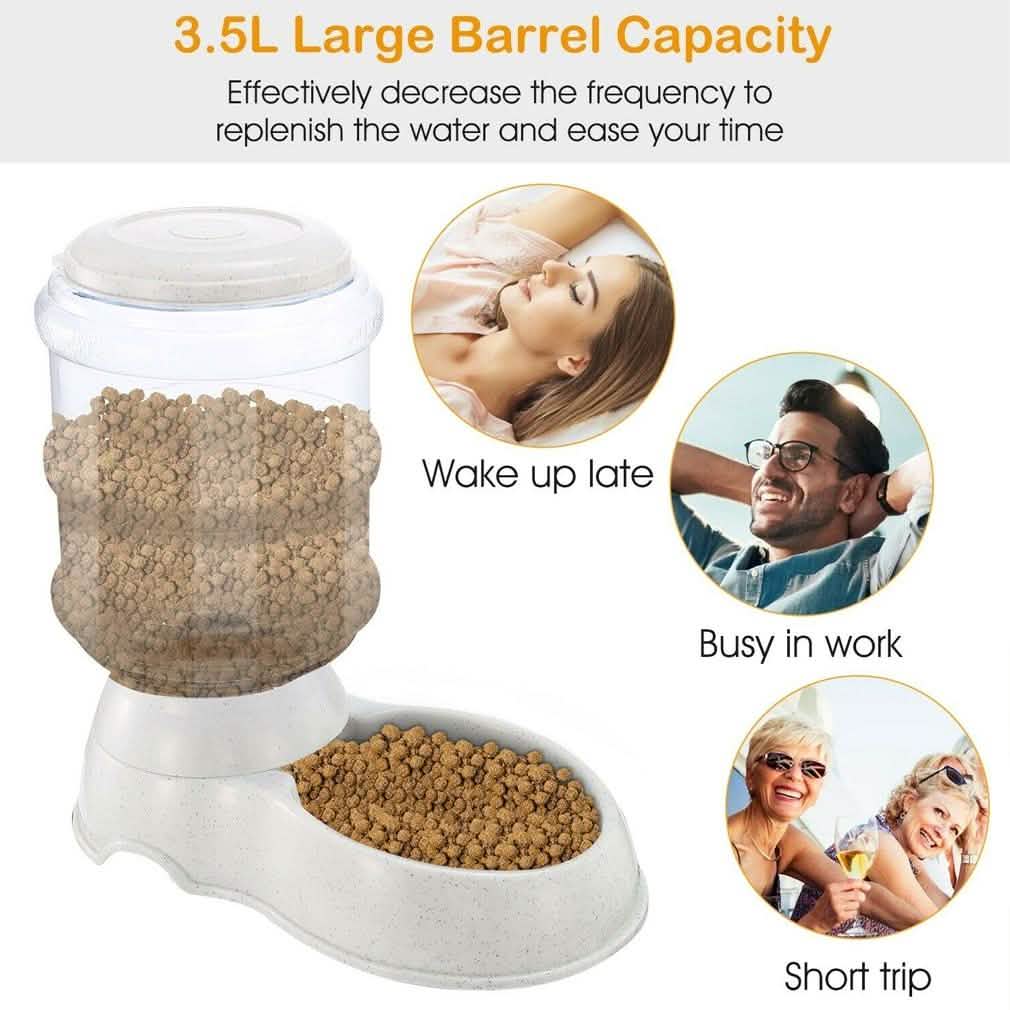 Automatic Pet Feeder Self-Dispensing Gravity Pets Food Dispenser DailySale