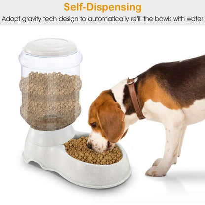 Automatic Pet Feeder Self-Dispensing Gravity Pets Food Dispenser DailySale