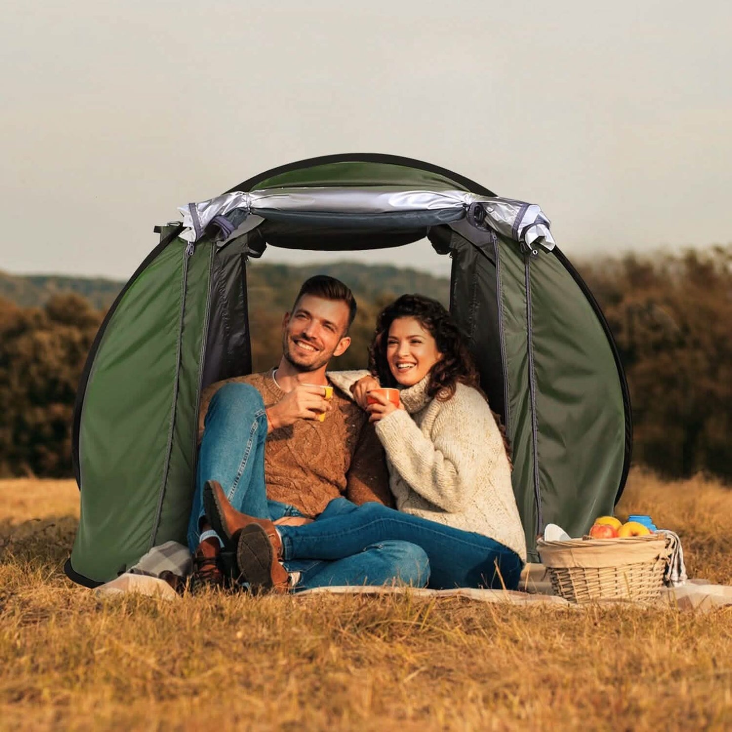 Automatic Pop Up Camping Tent DailySale