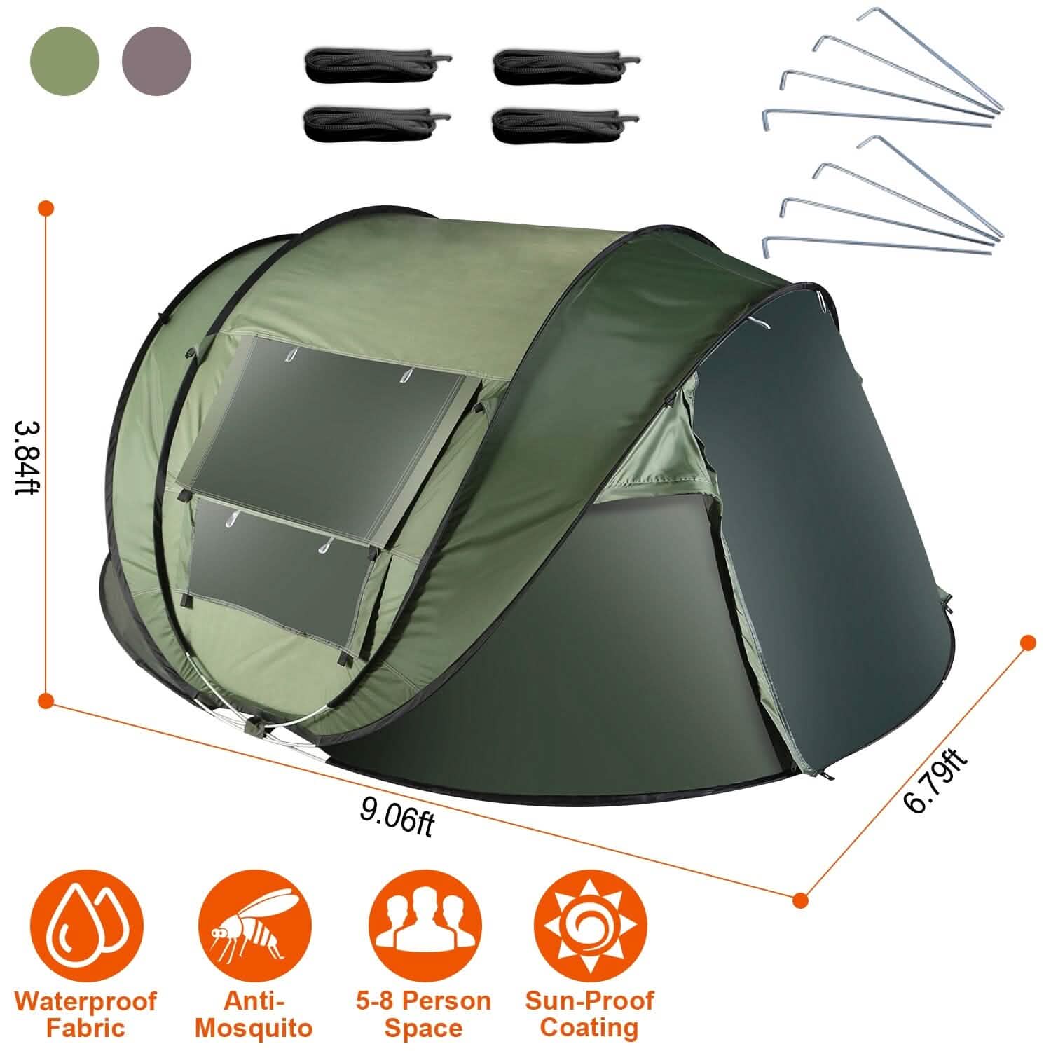 Automatic Pop Up Camping Tent DailySale