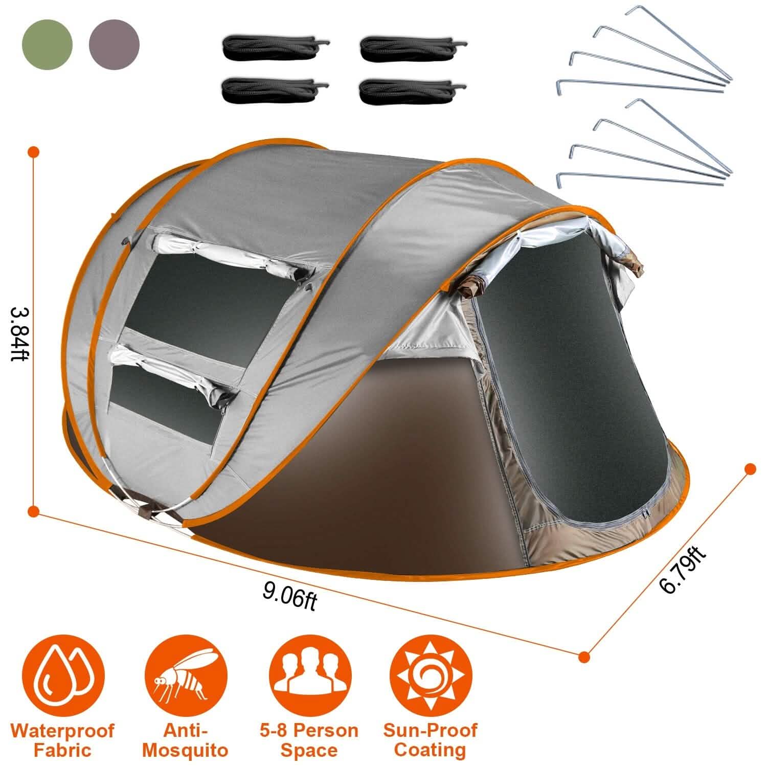 Automatic Pop Up Camping Tent DailySale