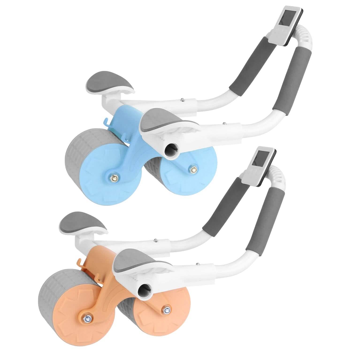 Automatic Rebound Abdominal Wheel Roller for Core Strength with Timer Kneel Pad DailySale