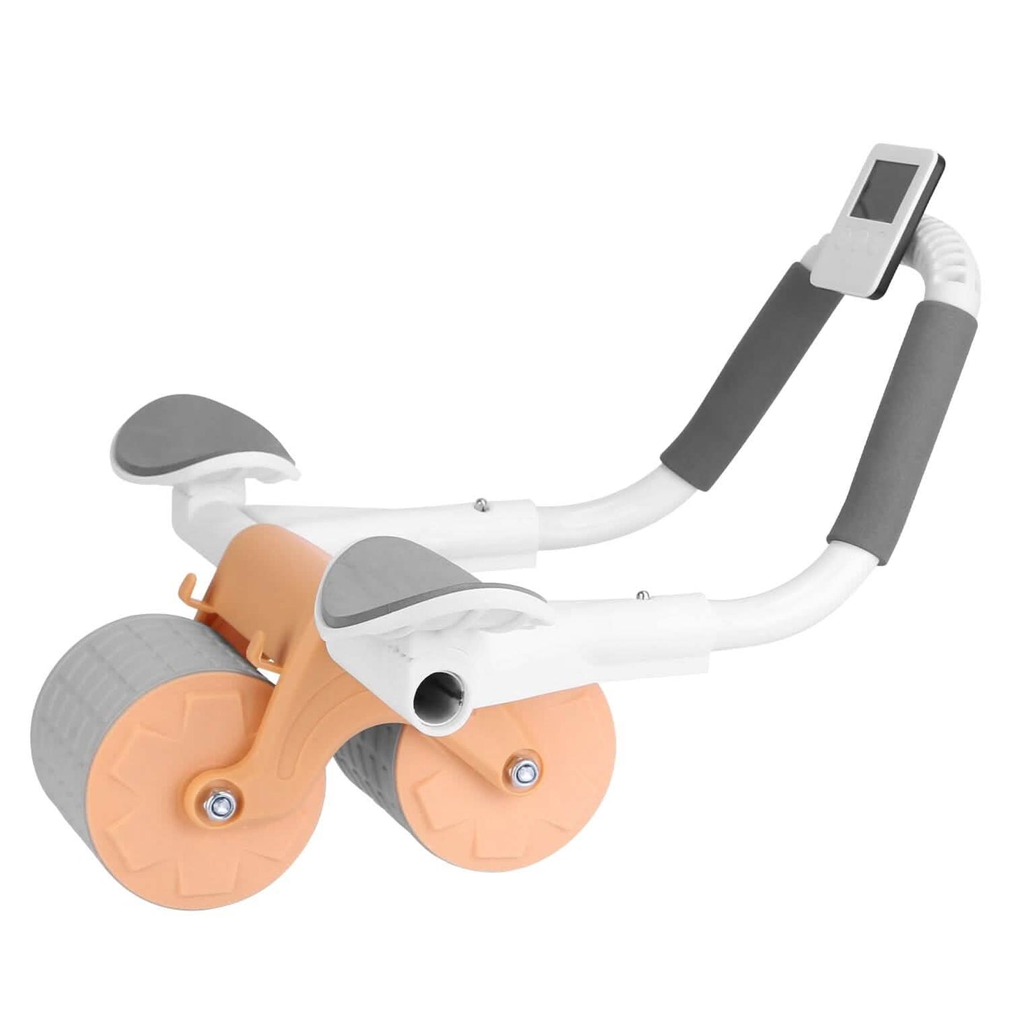 Automatic Rebound Abdominal Wheel Roller for Core Strength with Timer Kneel Pad DailySale