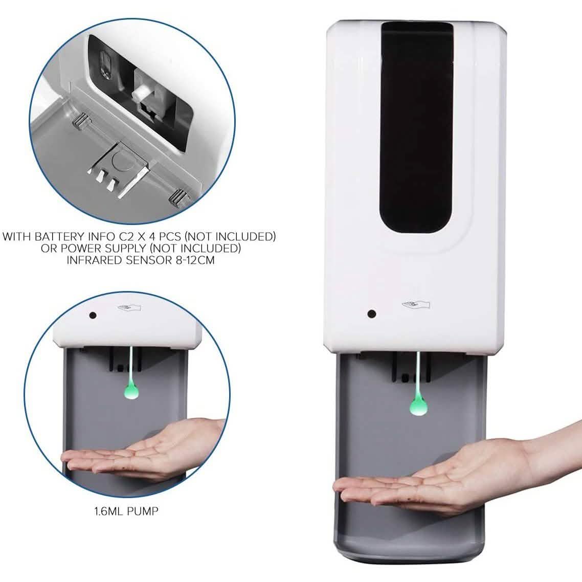 Automatic Soap Dispenser - Electric, Touch less, Battery Operated Liquid Soap Pump DailySale