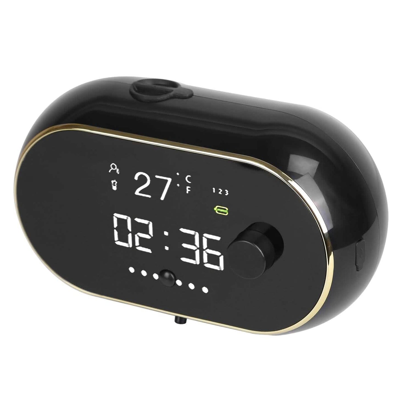 Automatic Soap Dispenser Wall Mounted Hand Free with Clock Temperature DailySale