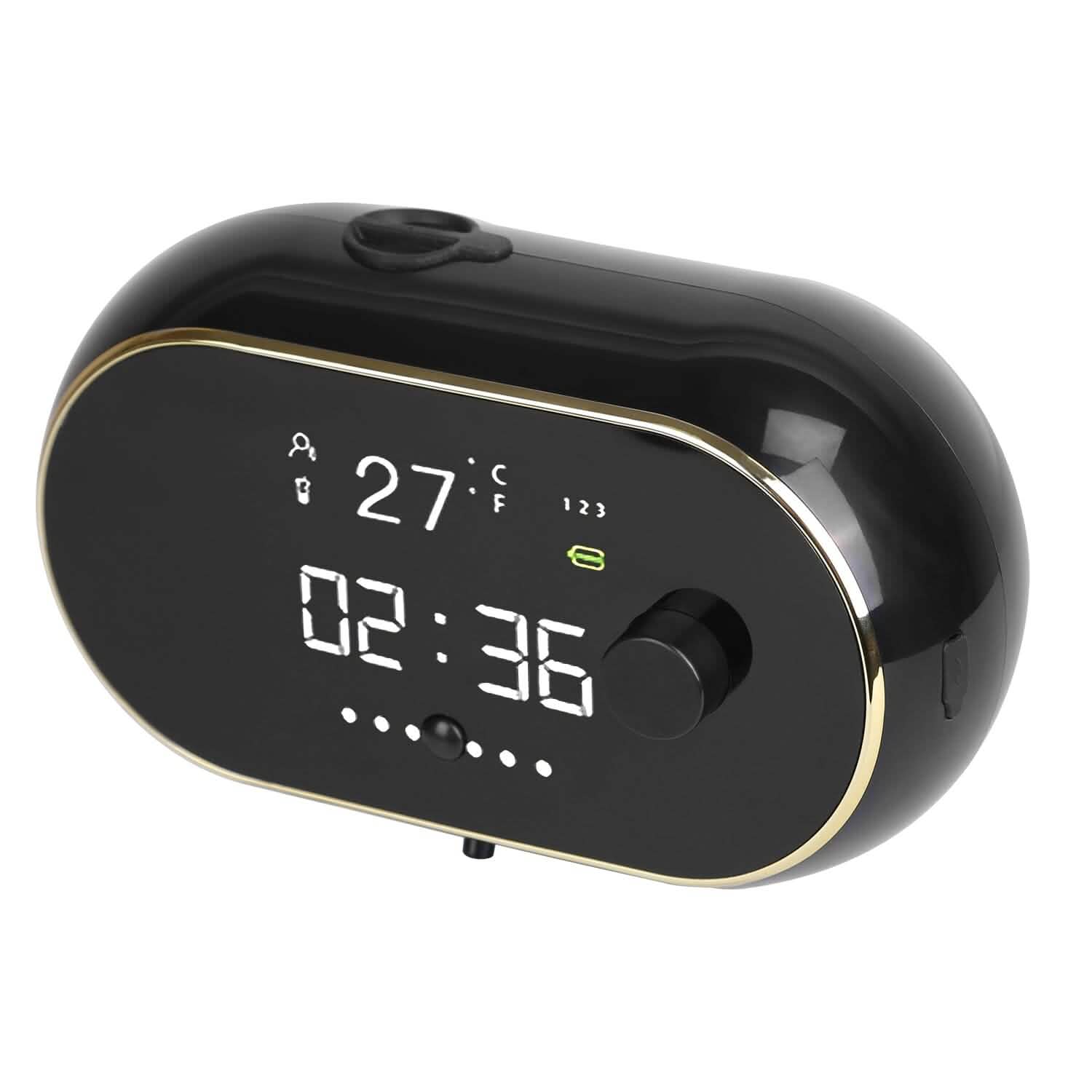 Automatic Soap Dispenser Wall Mounted Hand Free with Clock Temperature DailySale