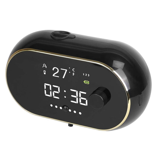 Automatic Soap Dispenser Wall Mounted Hand Free with Clock Temperature DailySale