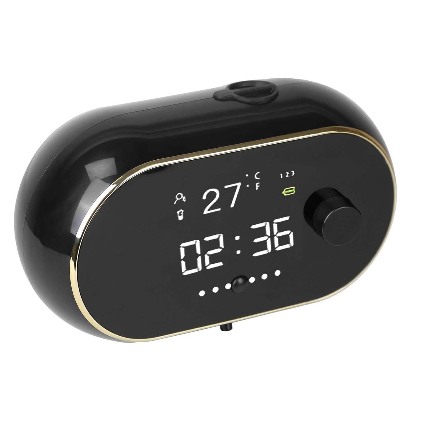 Automatic Soap Dispenser Wall Mounted Hand Free with Clock Temperature DailySale