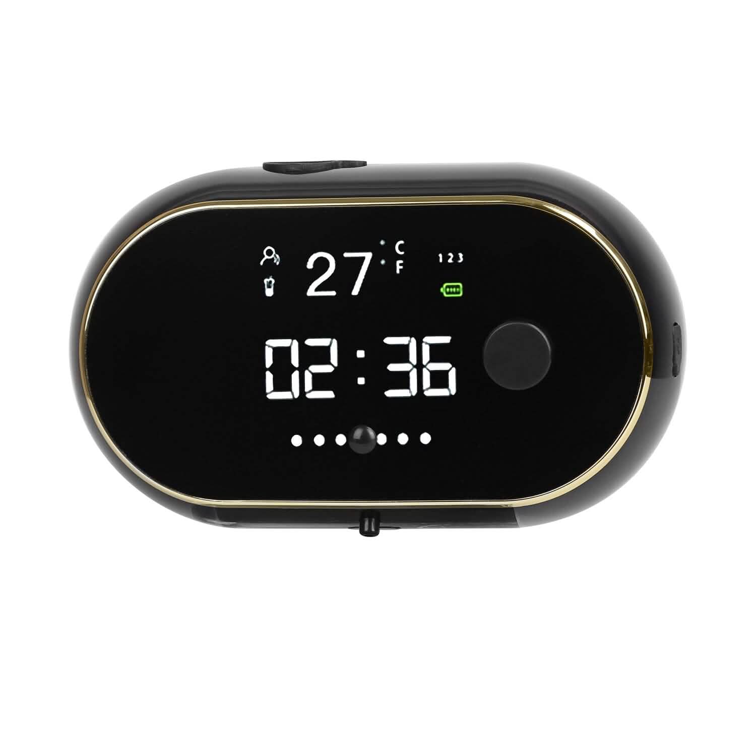 Automatic Soap Dispenser Wall Mounted Hand Free with Clock Temperature DailySale