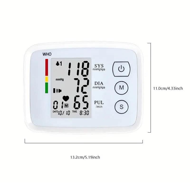 Automatic Upper Arm Blood Pressure Monitor with Heart Rate DailySale