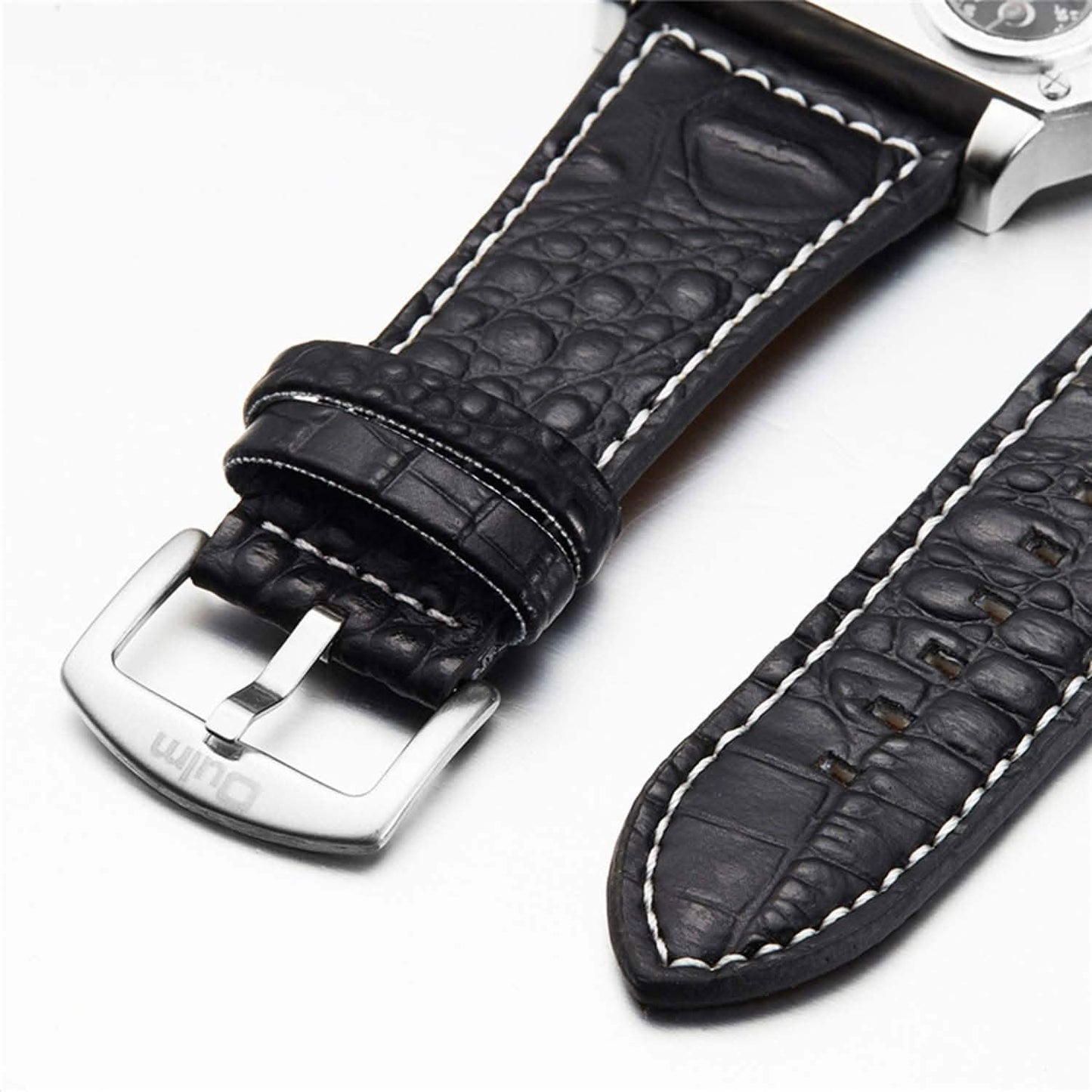 Avaner Mens Big Face Dual Time Zone Leather Strap Sport Watch DailySale