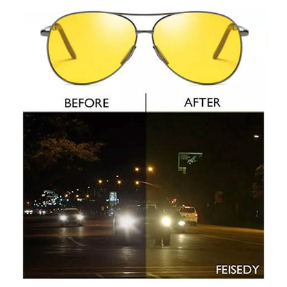 Aviator Tac Night Vision Glasses Polarized Sunglasses Anti Glare Driving Goggles DailySale