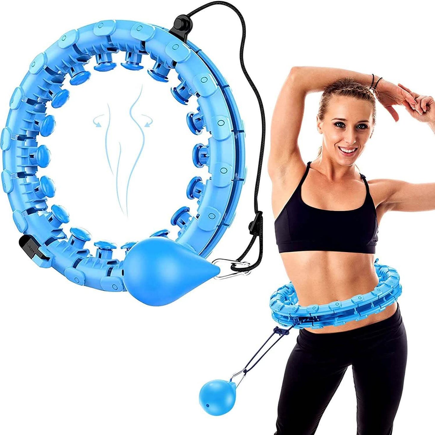 AZ GOGO Smart Hula Weighted Hoops DailySale
