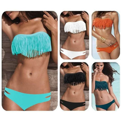 2-Piece: Fashion Fringe Bikini Swimwear DailySale