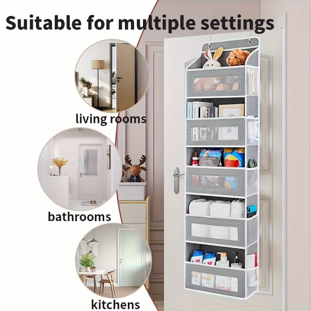 5-Tier Over-the-Door Storage Box Organizer DailySale