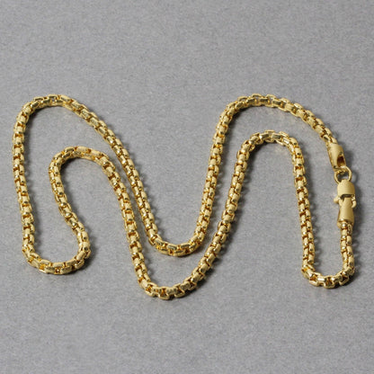 2.4mm 14k Yellow Gold Round Box Chain Bids.com