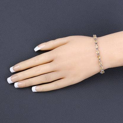 9.03 Carat Genuine Citrine .925 Sterling Silver Bracelet Bids.com