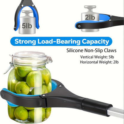 Heavy-Duty Steel Folding Trash Picker – 32" with Magnet & Anti-Slip Handle DailySale