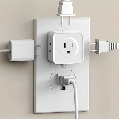 Multi-Function Socket Adapter – Five-Way Wall Extension DailySale