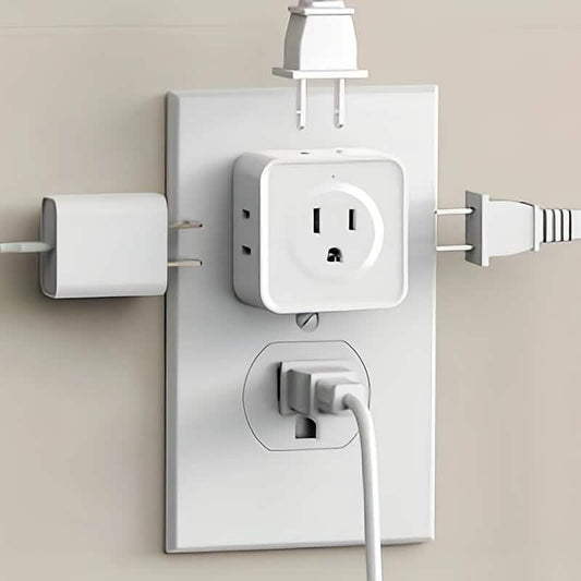 Multi-Function Socket Adapter – Five-Way Wall Extension DailySale
