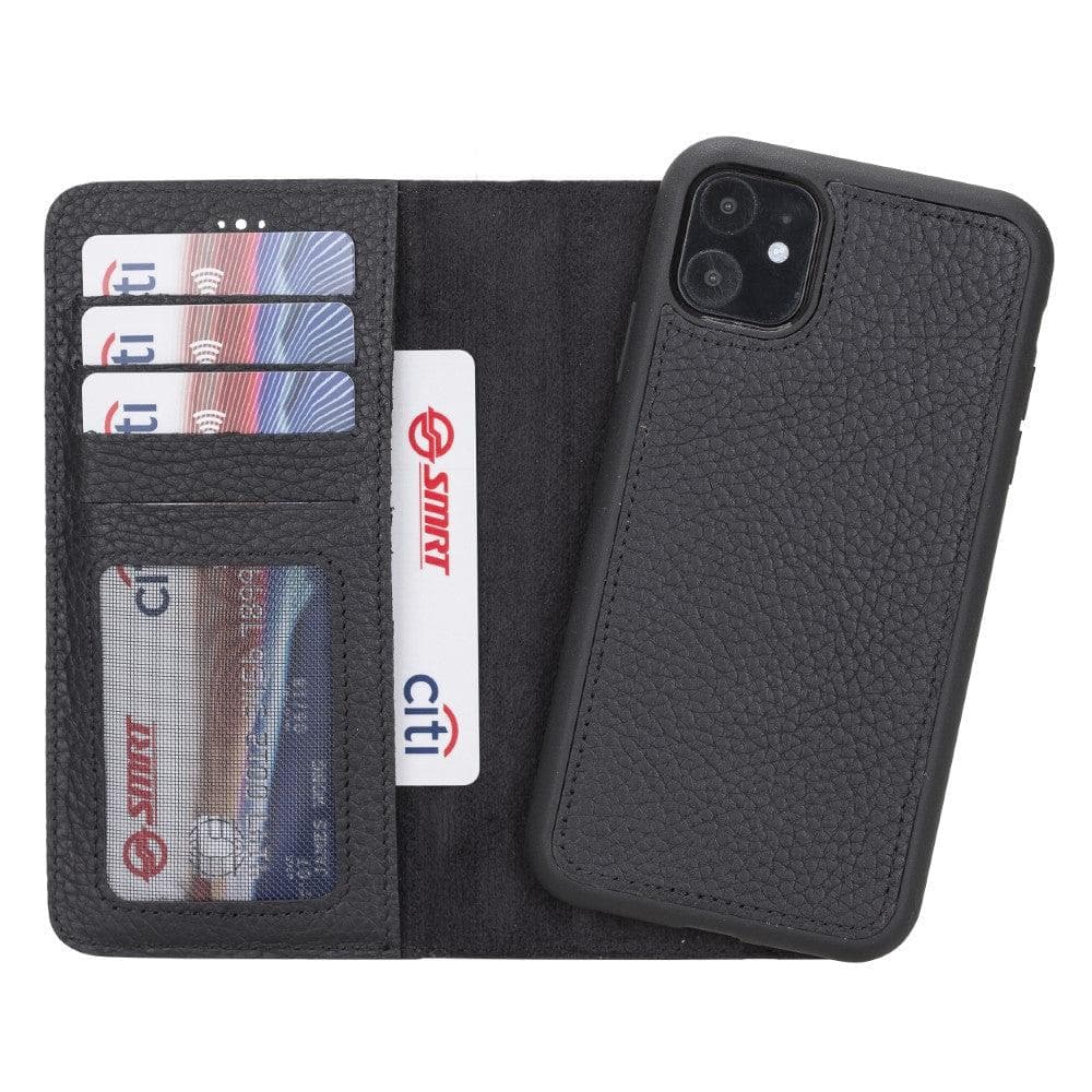 iPhone 11 Pro Max Leather Wallet Case Detachable RFID – Magic Mizuri Leather