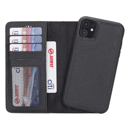 iPhone 11 Pro Max Leather Wallet Case Detachable RFID – Magic Mizuri Leather