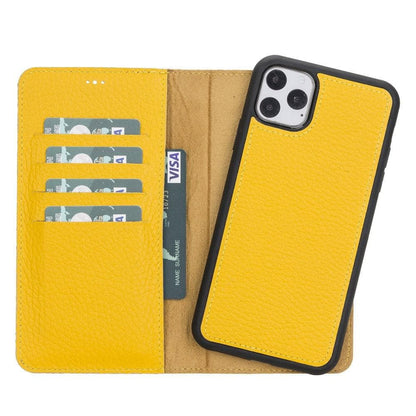 iPhone 11 Pro Max Leather Wallet Case Detachable RFID – Magic Mizuri Leather